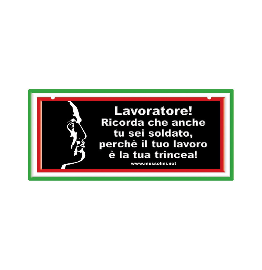 MAGNETI, TARGHE IN LATTA MT41