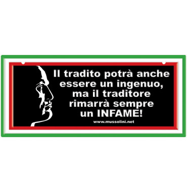 MAGNETI, TARGHE IN LATTA MT46