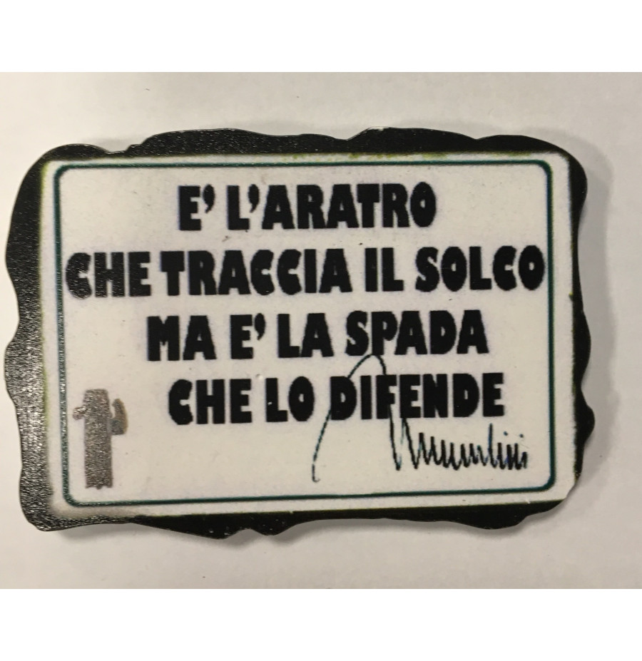 MAGNETI, TARGHE IN LATTA MT78