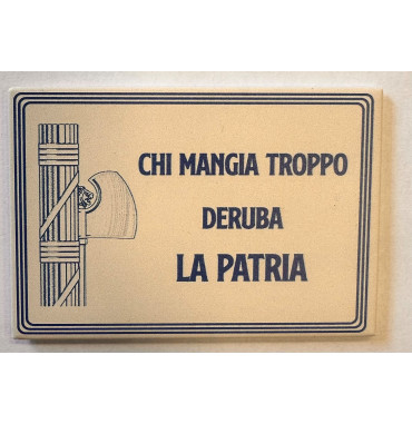 MAGNETI, TARGHE IN LATTA MT115