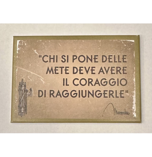 MAGNETI, TARGHE IN LATTA MT123