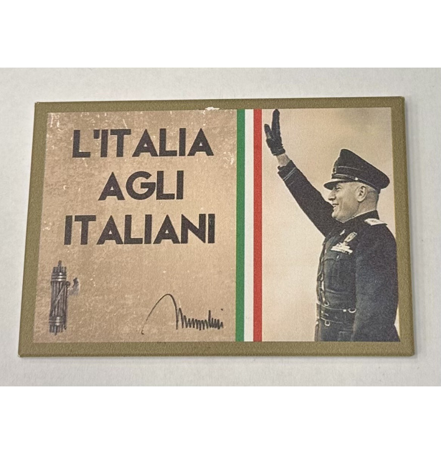 MAGNETI, TARGHE IN LATTA MT124