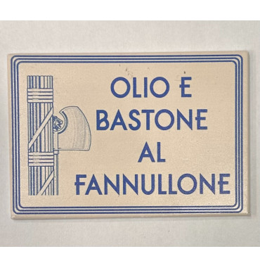 MAGNETI, TARGHE IN LATTA MT128