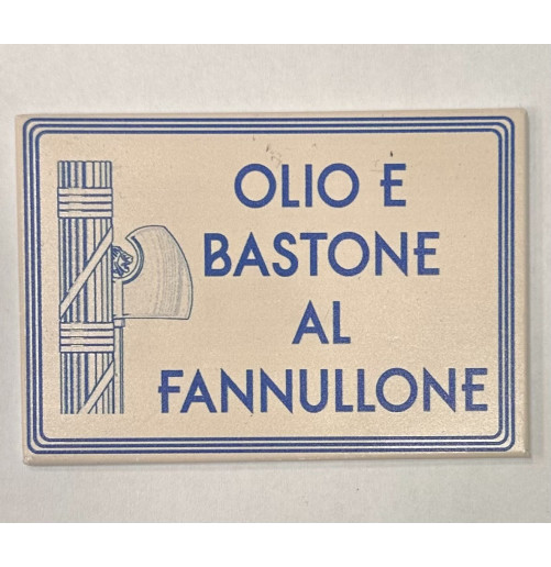 MAGNETI, TARGHE IN LATTA MT128