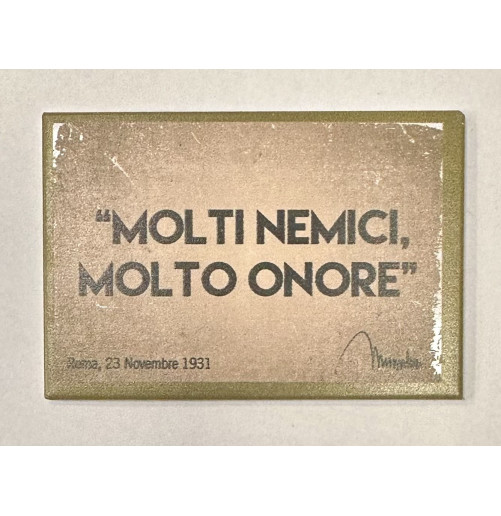 MAGNETI, TARGHE IN LATTA MT129