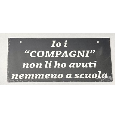 MAGNETI, TARGHE IN LATTA MT137