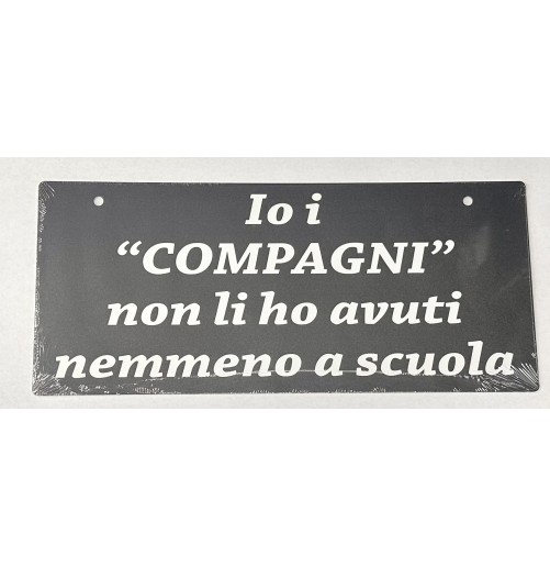 MAGNETI, TARGHE IN LATTA MT137