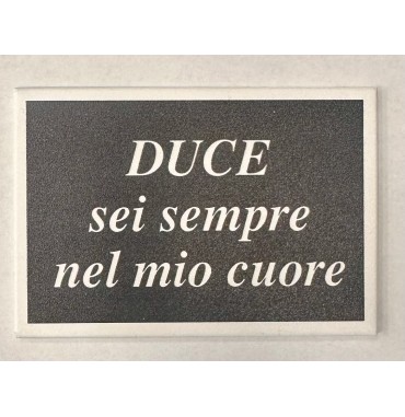 MAGNETI, TARGHE IN LATTA MT139