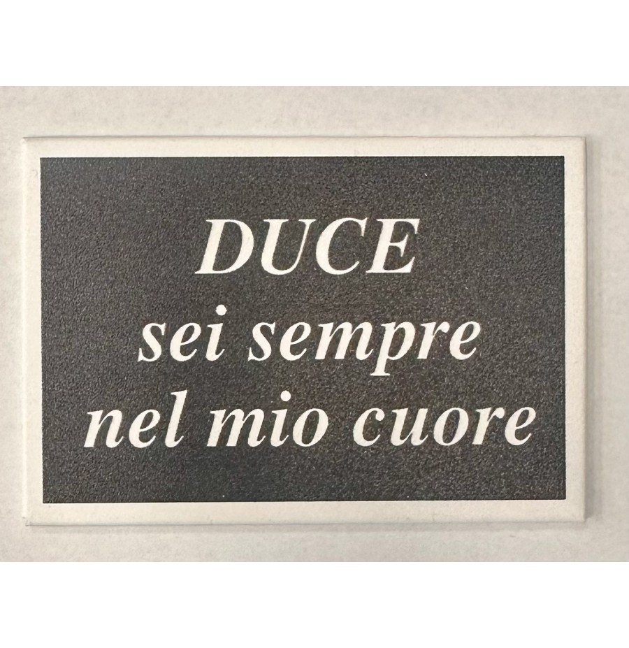 MAGNETI, TARGHE IN LATTA MT139